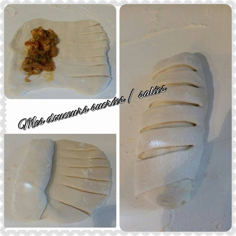 petits pains farcis etapes