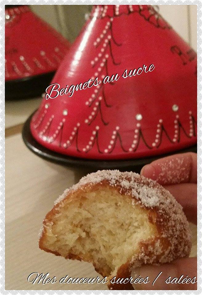 beignets au sucre interieur