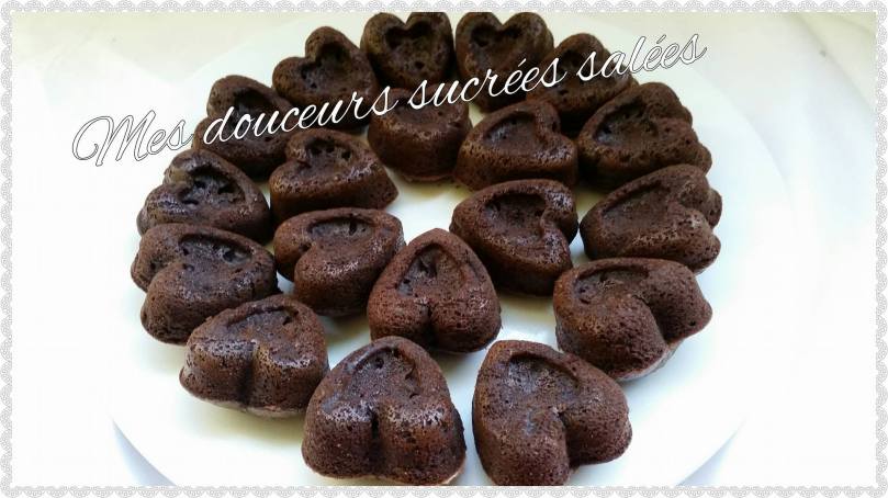 coeur en chocolat cuit