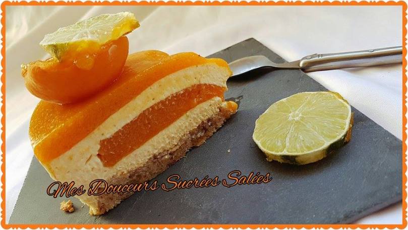 entremet abricots citron vert