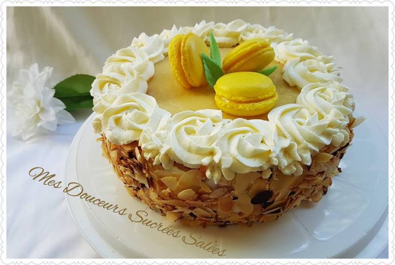 layer cake lemon curd